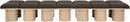 Pavilion - 14 Piece Modular Bench With Natural Base