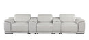 9762 - 5-Piece Modular Power Reclining Sofa And Loveseat Set With 3 Power Recliners In