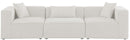 Cube - Linen Modular 3 Seat Sofa