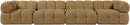 Orin - Fabric Velvet 4 Piece Modular Sofa