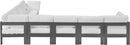 Nizuc - Outdoor Patio 8 Piece Modular Sectional With Gray Frame