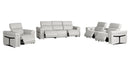 1126 - 7-Piece Modular Power Reclining Sofa, Loveseat & Chair Set In With 5 Power Recliners & Power Headrests