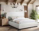 Vaughn - Boucle Bed With Black Base