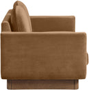 Diviento - Velvet Performance Fabric Upholstered Loveseat