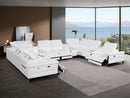 1246 - 12-Piece U-Shaped Modular Power Reclining Sectional With 4 Power Recliners And Power Headrests