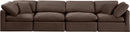 Indulge - Velvet 4 Seat Modular Sofa