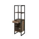 Narik - Wine Rack - Weathered Oak