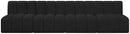 Arc - Boucle Fabric 4 Seats Modular Sofa