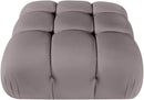 Orin - Velvet Performance Fabric Upholstered Modular Ottoman