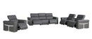 1126 - 7-Piece Modular Power Reclining Sofa, Loveseat & Chair Set In With 5 Power Recliners & Power Headrests