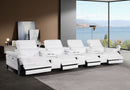 1246 - Modular Power Triple Reclining Triple Console Sofa With Power Reclining Headrests