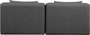 Cube - Modular 2 Seat Armless Sofa
