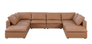 1100 - Top-Grain Italian Leather 8-Piece Sectional With Chaise
