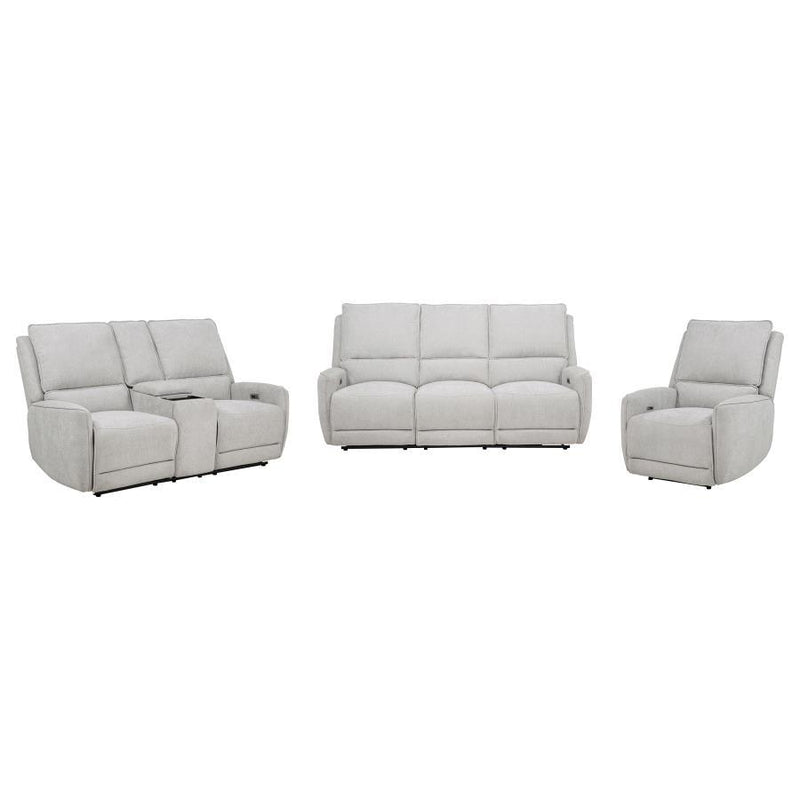 Sylmar - Chenille Power Reclining Sofa Set