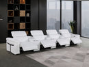 1126 - 7-Piece Modular Power Reclining Sofa In With 4 Power Recliners & Power Headrests