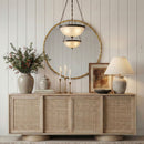 Hammer - Round Iron Mirror