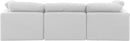 Indulge - Linen 3 Piece Modular Sofa - White