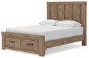 Oliandon - Panel Storage Bed