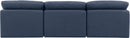Indulge - Linen 3 Seat Modular Armless Sofa