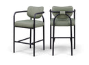 Serava - Vegan Leather Upholstered Bar Stool