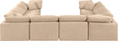 Indulge - Velvet 8 Piece Modular Sectional