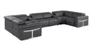 1126 - 8-Piece U-Shaped Sectional Sofa In With 4 Power Recliners & Power Headrest