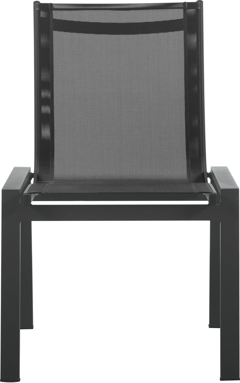 Nizuc - Outdoor Patio Dining Chair With Gray Frame (Set of 2)