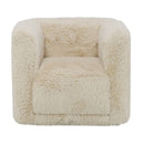 Upendo - Chair With Swivel - Beige Linen