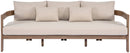 Newport - Water Resistant Fabric 86.75" Upholstered Outdoor Patio Sofa