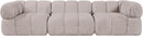 Orin - Velvet Performance Fabric Upholstered 3 Piece Modular Sofa