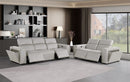 1224 - 5-Piece Modular Power Reclining Sofa And Loveseat Set In With 4 Power Recliners & Power Headrests