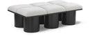 Pavilion - 6 Piece Modular Bench With Black Base