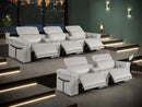 1126 - 8-Piece Modular Power Reclining Sofa & Loveseat Set In With 5 Power Recliners & Power Headrests