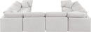Indulge - Velvet 8 Piece Modular Sectional