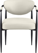Virella - faux Leather Upholstered Dining Chair (Set of 2) - Black Base