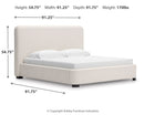 Brintstreet - King Upholstered Bed - Beige