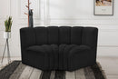 Arc - Boucle Fabric 2 Piece Modular Sofa