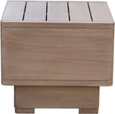 Solace - Acacia Wood Outdoor Patio End / Side Table - Natural