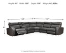 Samperstone - Power Reclining Sectional