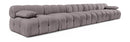 Orin - Velvet 5 Piece Modular Armless Sofa