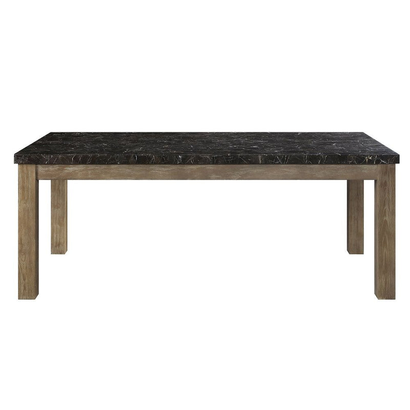 Charnell - Dining Table - Marble Top & Oak