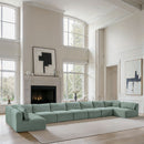Shaggy - 9 Piece Modular Sectional