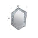 Nysa - Accent Mirror - Mirrored & Faux Crystals