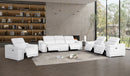 2679 - Power Reclining Sofa, Console Loveseat & Chair Set In Genuine Leather (5 Recliners)