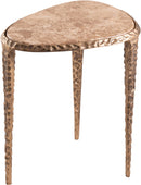 Gild - Aluminum Base And Genuine Marble Top Table