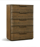 Tiberio - Oak Veneer And Solid Wood Chest