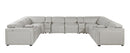 1224 - 12-Piece U-Shaped Sectional Sofa In With 4 Power Recliners & Power Headrests
