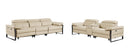1246 - Modular Power Triple Reclining Sofa And Console Loveseat Set With Power Headrests