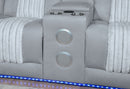 U8000 - P2 Sectional With LED - Light Gray