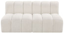 Arc - Boucle Fabric 2 Seats Modular Sofa